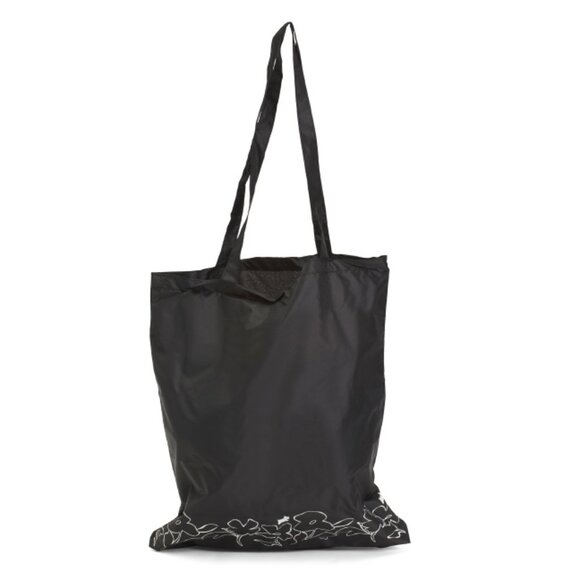 RADLEY LONDON Black Linear Bloom Responsible Foldaway Tote - Picture 1 of 2